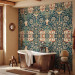 Wall Mural Symmetry with flowers - eclectic mosaic with nature motif in ornaments 142831 additionalThumb 8