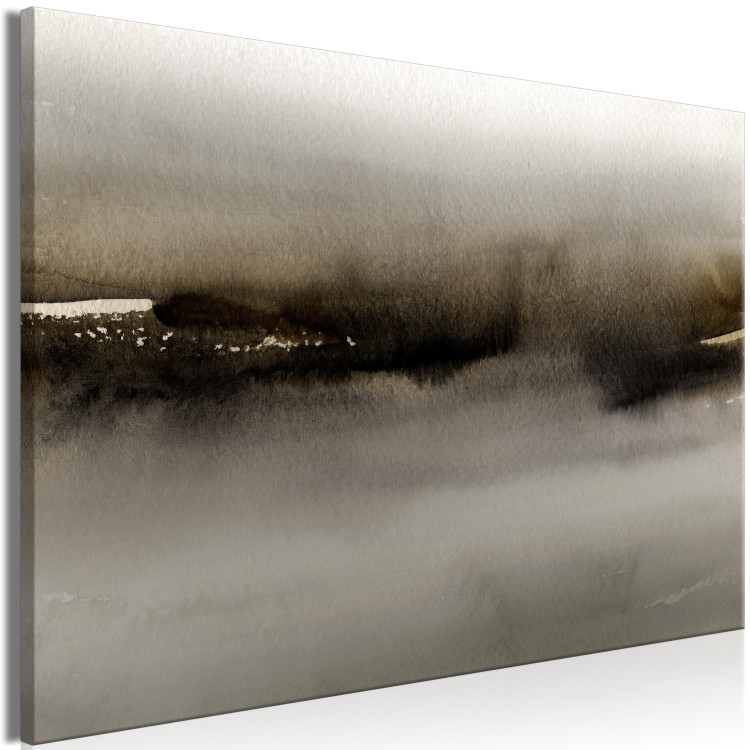 Canvas Print Abstract View (1-piece) Wide - composition in grays 143831 additionalImage 2