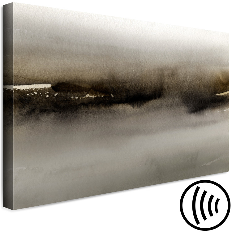 Canvas Print Abstract View (1-piece) Wide - composition in grays 143831 additionalImage 6