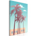 Canvas Art Print Miami Palms (1-piece) - landscape overlooking the bright sky and clouds 144331 additionalThumb 2