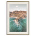 Poster Turquoise Cliff - Sunny Shore Landscape With Mountains, Beach and Sea 145231 additionalThumb 27