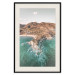 Poster Turquoise Cliff - Sunny Shore Landscape With Mountains, Beach and Sea 145231 additionalThumb 24