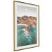 Poster Turquoise Cliff - Sunny Shore Landscape With Mountains, Beach and Sea 145231 additionalThumb 10