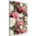 Canvas Art Print Peonies - Floral Motif Painted With Watercolor in Warm Colors 149831 additionalThumb 2