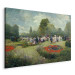 Canvas Print Meeting in the Garden - An Ai-Generated Landscape in the Style of Monet 151031 additionalThumb 2