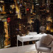 Photo Wallpaper Urban Architecture at Night - panorama of tall Chicago skyscrapers at night 59731 additionalThumb 4