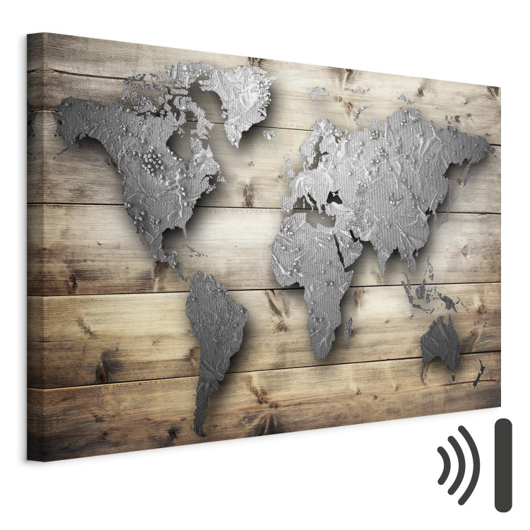 Canvas Print Silver World 90531 additionalImage 8