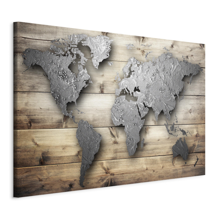 Canvas Print Silver World 90531 additionalImage 2