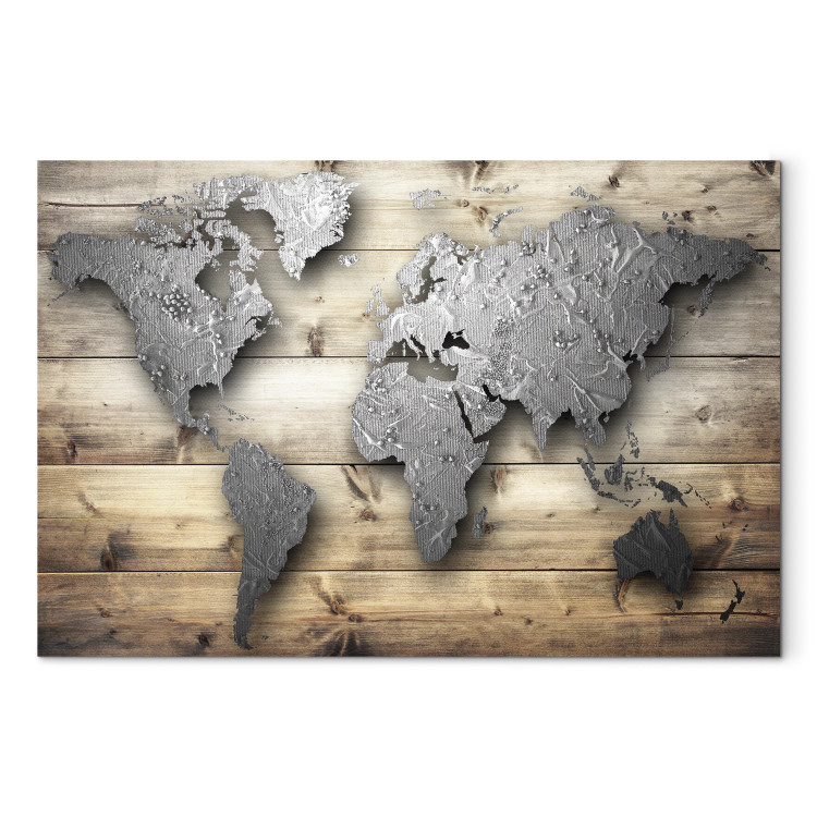 Canvas Print Silver World 90531 additionalImage 7