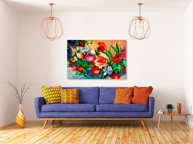 Canvas Print Art of Colours: Tulips 97731 additionalImage 3