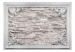 Wall Mural Frame with ornaments - white brick pattern enclosed in a picture frame 108141 additionalThumb 1