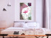 Wall Poster Flamingo Stroll - geometric abstraction with a pink bird and leaves 114441 additionalThumb 16