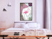 Wall Poster Flamingo Stroll - geometric abstraction with a pink bird and leaves 114441 additionalThumb 5