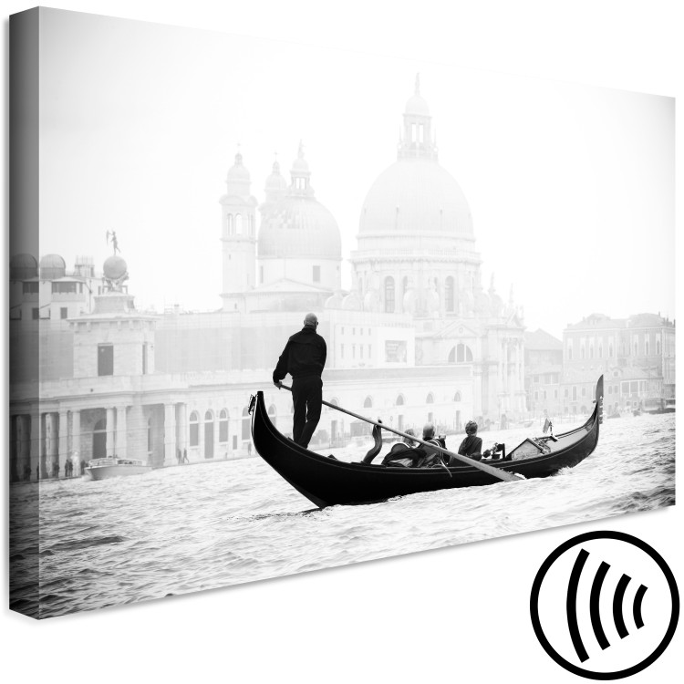 Canvas Art Print Encounter with Venice (1-part) - Boat Against Italian Architecture 115141 additionalImage 6