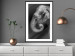 Wall Poster Elephant Portrait - black and white composition with an African animal 116441 additionalThumb 4