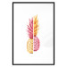 Poster Mismatches - yellow-pink halves of tropical fruits on a white background 116941 additionalThumb 17