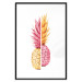 Poster Mismatches - yellow-pink halves of tropical fruits on a white background 116941 additionalThumb 18