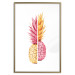 Poster Mismatches - yellow-pink halves of tropical fruits on a white background 116941 additionalThumb 21