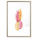 Poster Mismatches - yellow-pink halves of tropical fruits on a white background 116941 additionalThumb 16