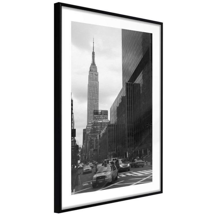 Poster New York Street - black and white architectural shot in the city center 117141 additionalImage 13