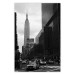 Poster New York Street - black and white architectural shot in the city center 117141
