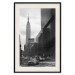Poster New York Street - black and white architectural shot in the city center 117141 additionalThumb 18