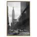 Poster New York Street - black and white architectural shot in the city center 117141 additionalThumb 16