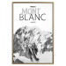 Poster Mont Blanc - black and white mountain landscape with English captions 123741 additionalThumb 16