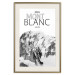 Poster Mont Blanc - black and white mountain landscape with English captions 123741 additionalThumb 19
