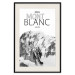 Poster Mont Blanc - black and white mountain landscape with English captions 123741 additionalThumb 18