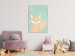 Canvas Little Fox (1-part) vertical - pastel, playful fox with a lollipop 129541 additionalThumb 3
