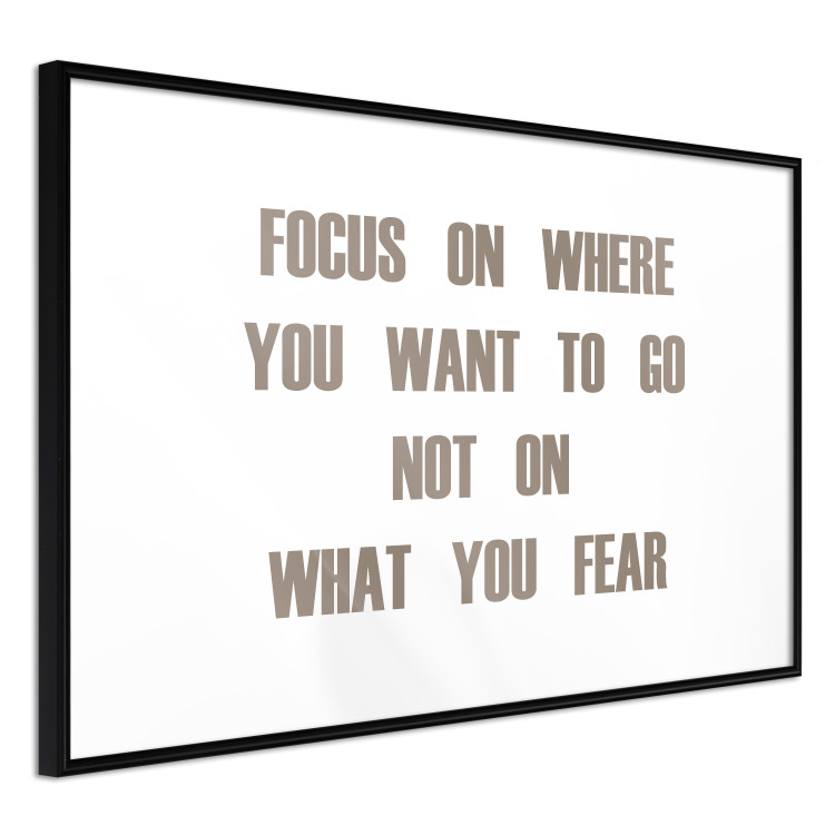 Poster Focus on Where You Want - English text on a contrasting background 129841 additionalImage 8