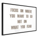 Poster Focus on Where You Want - English text on a contrasting background 129841 additionalThumb 11