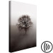 Canvas Dormant Power in the Tree (1-piece) Vertical - dark tree in the mist 130241 additionalThumb 6