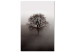 Canvas Dormant Power in the Tree (1-piece) Vertical - dark tree in the mist 130241
