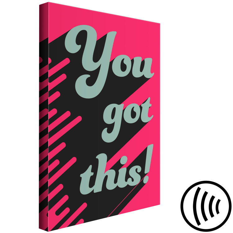 Canvas Print You Got This! (1-piece) Vertical - motivational English phrases 131941 additionalImage 6