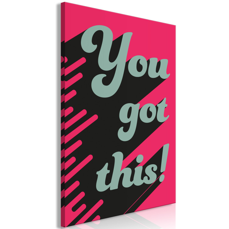 Canvas Print You Got This! (1-piece) Vertical - motivational English phrases 131941 additionalImage 2