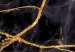 Photo Wallpaper Cracks in the Marble - Black Composition 134641 additionalThumb 3