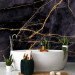 Photo Wallpaper Cracks in the Marble - Black Composition 134641 additionalThumb 8