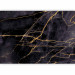 Photo Wallpaper Cracks in the Marble - Black Composition 134641 additionalThumb 5