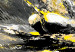 Wall Poster Ship Amidst the Storm - grayscale landscape of a ship at sea 136041 additionalThumb 5