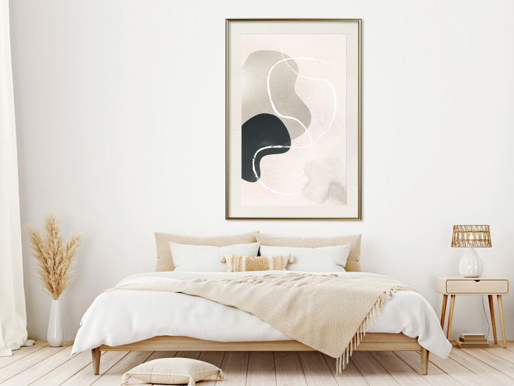 Wall Poster Soothing Space - abstract composition full of round shapes in boho style 136541 additionalImage 7