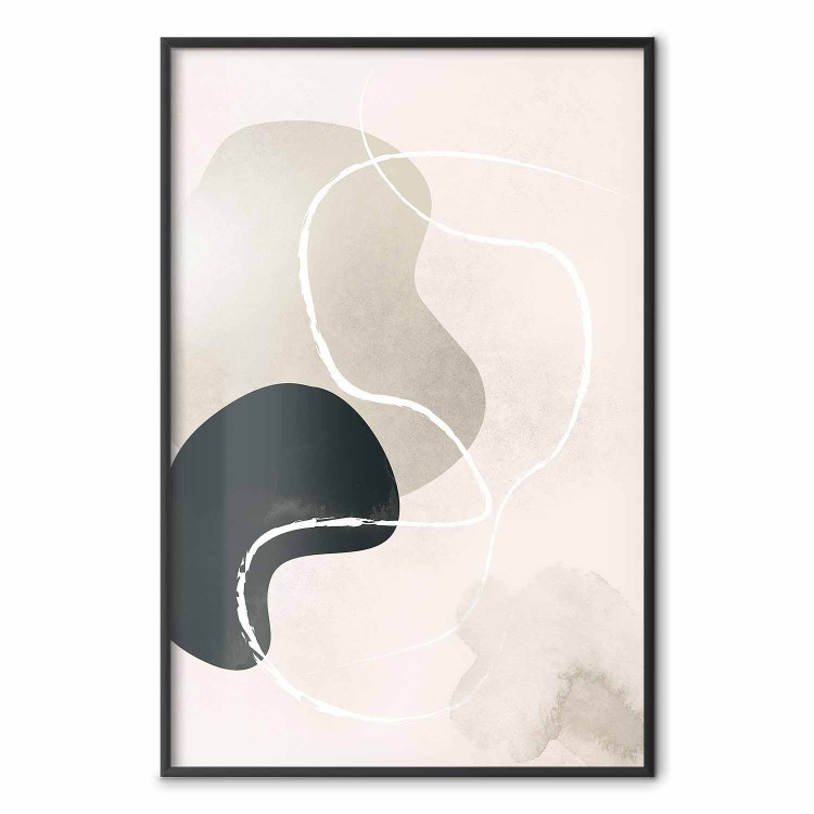 Wall Poster Soothing Space - abstract composition full of round shapes in boho style 136541 additionalImage 4