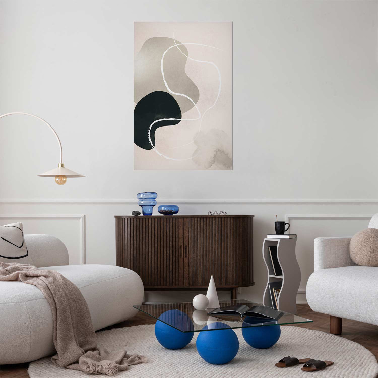 Wall Poster Soothing Space - abstract composition full of round shapes in boho style 136541 additionalImage 8