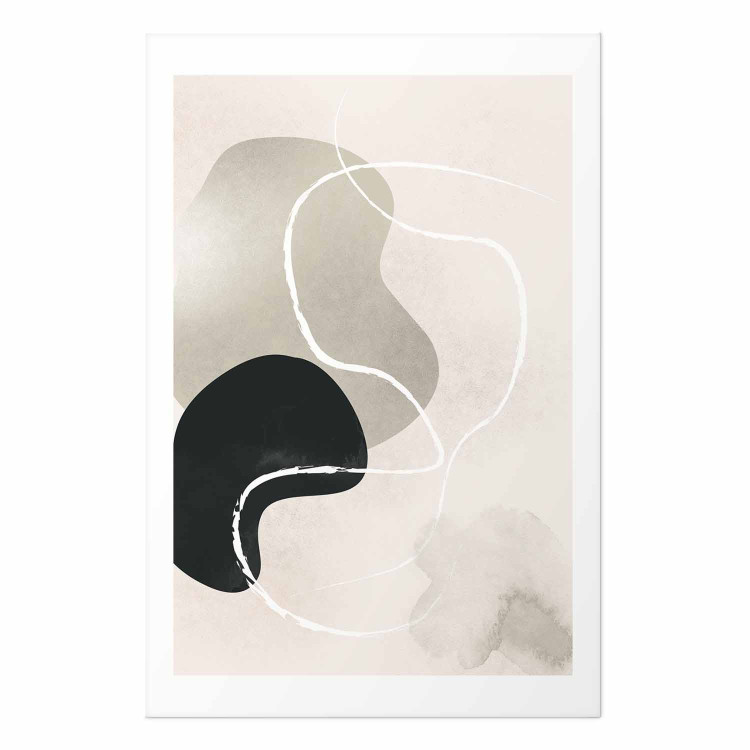 Wall Poster Soothing Space - abstract composition full of round shapes in boho style 136541 additionalImage 10