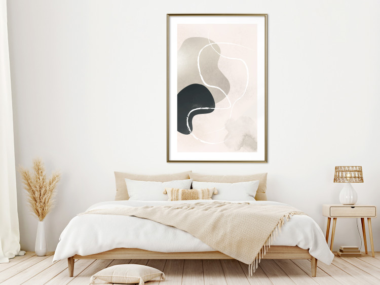 Wall Poster Soothing Space - abstract composition full of round shapes in boho style 136541 additionalImage 9