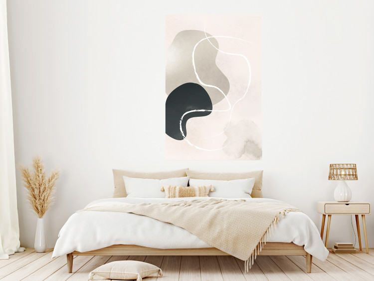 Wall Poster Soothing Space - abstract composition full of round shapes in boho style 136541 additionalImage 25