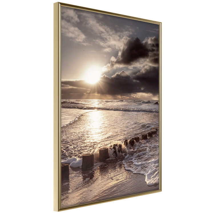 Wall Poster Broken Passion - seascape against a setting sun 138041 additionalImage 10