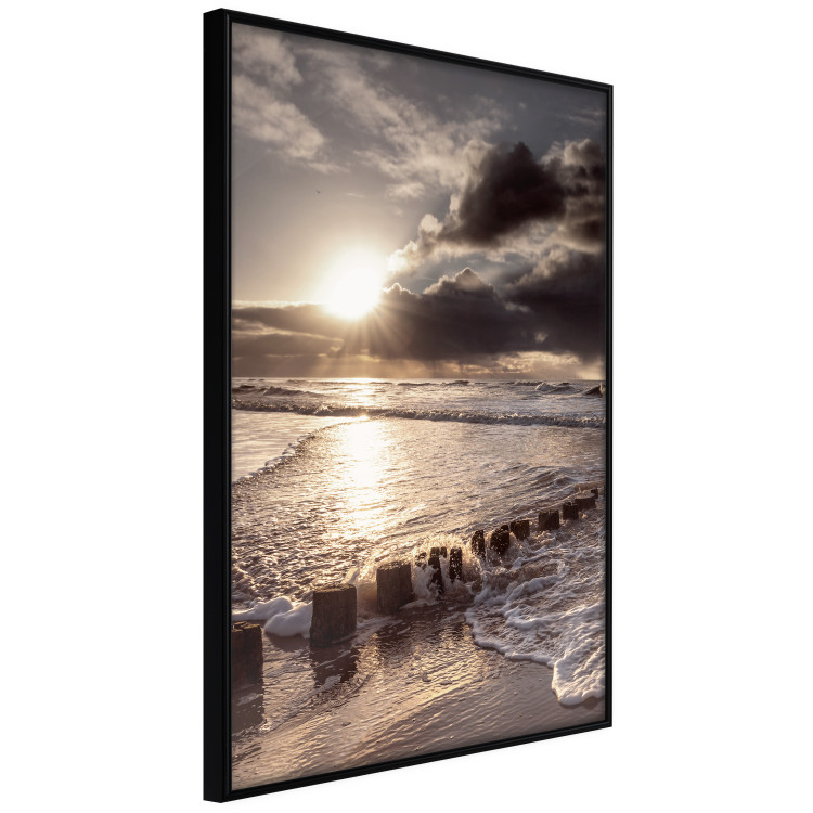 Wall Poster Broken Passion - seascape against a setting sun 138041 additionalImage 4