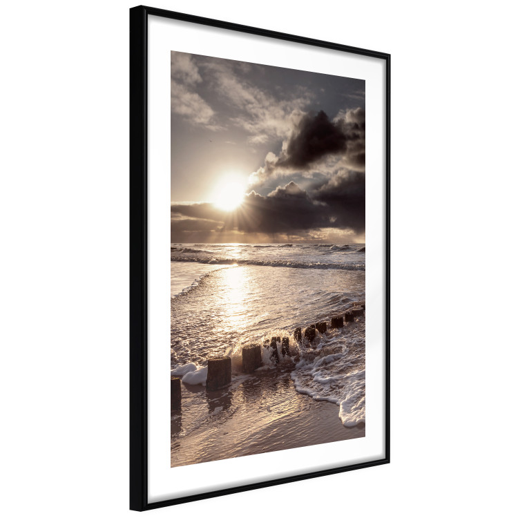 Wall Poster Broken Passion - seascape against a setting sun 138041 additionalImage 4